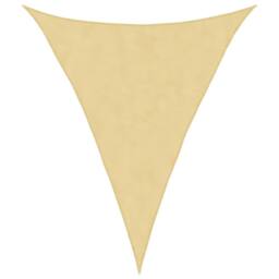 Berkfield Home Sun Shade Sail Sand 5x6x6 m 100% Polyester Oxford in Light Sand - thumbnail 2