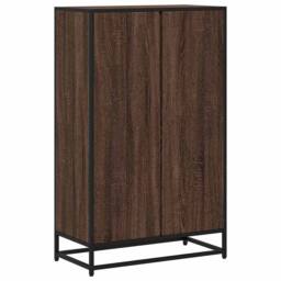 Berkfield Home Book Cabinet Brown Oak 65.5x33x107.5 cm Engineered Wood - thumbnail 6