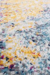 Kukoon Runner Rug Multicolour Distressed Abstract Long Hallway Rugs - Size: 60 cm x 240 cm - thumbnail 2