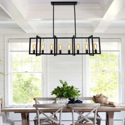 Garwarm Barbara 8 - Light Black Kitchen Island Pendant - thumbnail 6