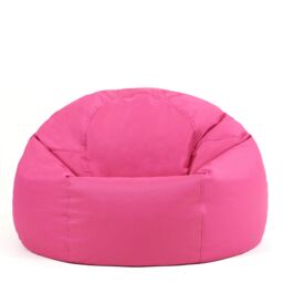 icon Classic Indoor Outdoor Bean Bag Yellow Bean Bag Chair in Pink - thumbnail 3