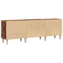 Berkfield Home TV Cabinet Old Wood 150x30x50 cm Engineered Wood in Brown - Size: 150 x 30 x 50 cm - thumbnail 6