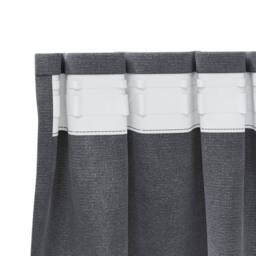 Berkfield Home Blackout Curtains with Top Tape 2 pcs Super Light Grey Velvet - thumbnail 5