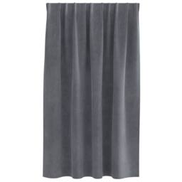 Berkfield Home Blackout Curtains with Top Tape 2 pcs Super Light Grey Velvet - thumbnail 3