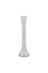 KDMD Round Bud Vase 40cm Clear Clear Glass - thumbnail 1