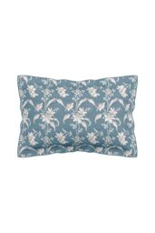 V & A 'Daffodil Dreams' Cotton Duvet Cover Set in Blue - Size: Double - thumbnail 4