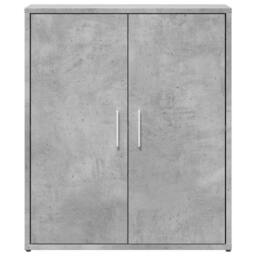 Berkfield Home Sideboards 2 pcs Concrete Grey 60x31x70 cm Engineered Wood - Size: 60 x 31 x 70 cm - thumbnail 5