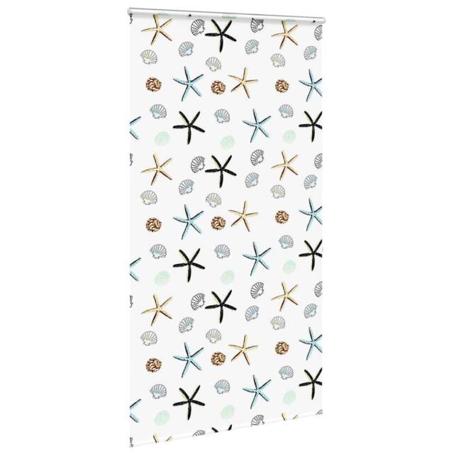 Berkfield Home Shower Roller Blind with Cassette 140x240 cm Fabric Width 136 cm in White - image 1