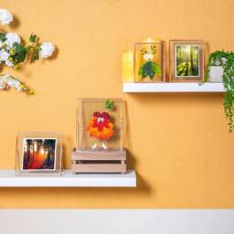 "Havendro 2x Standing Metal Photo Frames Table Desk 8x10"" Rose Gold" - thumbnail 3