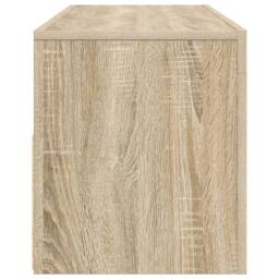 Berkfield Home TV Cabinet with LED Lights Sonoma Oak 120x35x40 cm in Natural - Size: 120 x 35 x 40 cm - thumbnail 9