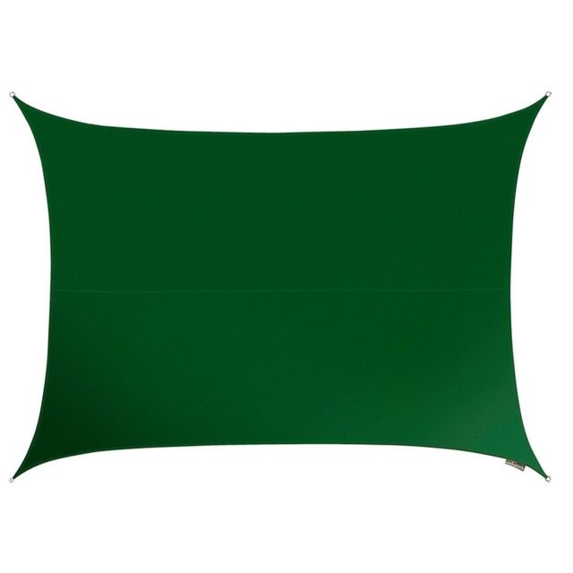 Primrose 3m x 2m Waterproof Patio Sun Shade Sail Canopy 98% UV Block Free Rope in Green