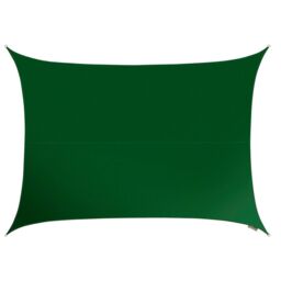 Primrose 3m x 2m Waterproof Patio Sun Shade Sail Canopy 98% UV Block Free Rope in Green - thumbnail 1