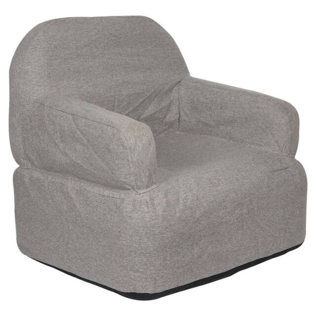 VFM e-Store Inflatable Camping Chair Easy, Durable, Pack Away 89cm x 86cm Grey X 1 - Size: 89 cm x 86 cm - image 1