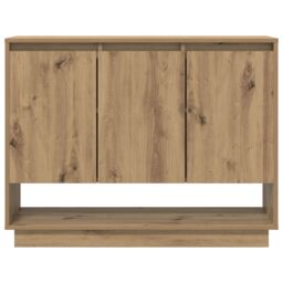 Berkfield Home Sideboard Artisan oak 97 x 29 x 75 cm Engineered wood in Brown - thumbnail 6