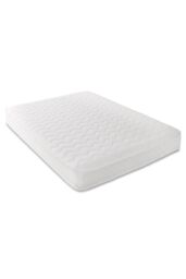 Starlight Beds Close Flame Hybrid Mattress Soft Feel Memory Foam & Spring Support in White - Size: King - thumbnail 4