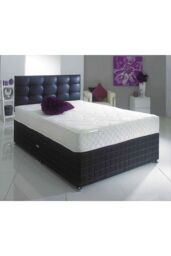 Starlight Beds Close Flame Hybrid Mattress Soft Feel Memory Foam & Spring Support in White - Size: King - thumbnail 2