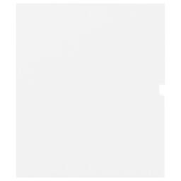 Berkfield Home Sink Cabinet with Built-in Basin White Engineered Wood - thumbnail 6