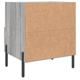 Berkfield Home Modern Bedside Cabinets 2 pcs Grey Sonoma 40x35x47.5 cm Engineere - thumbnail 9