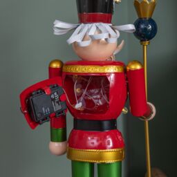 Samuel Alexander 80cm Light up Christmas Nutcracker Soldier Decoration with LEDs in Green - thumbnail 7