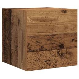 Berkfield Home 7 Piece TV Cabinet Set Wall-mounted Old Wood Engineered Wood in Brown - thumbnail 6