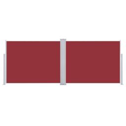 Berkfield Home Retractable Side Awning Red 140x1000 cm - thumbnail 4