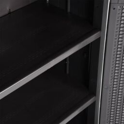 Berkfield Home Garden Storage Cabinet Black 65x45x172 cm PP Rattan - Size: 65 x 45 x 172 cm - thumbnail 6