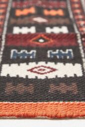 Homescapes Cotton Kilim Printed Rug Multicolour Design - Size: 70 cm x 120 cm - thumbnail 4