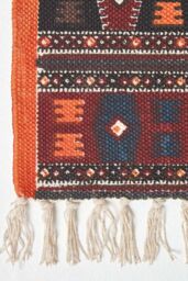 Homescapes Cotton Kilim Printed Rug Multicolour Design - Size: 70 cm x 120 cm - thumbnail 3