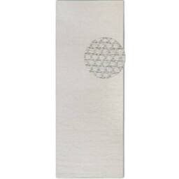 THE RUGS Delhi Wool Rug Pradesh Handwoven Reversible Wool Cotton Rug Runner in White - Size: 80 cm x 150 cm - thumbnail 7