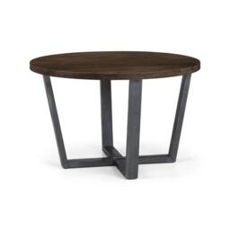 Cheshire Premium Huxford 120cm Dark Oak Round Dining Table - thumbnail 1