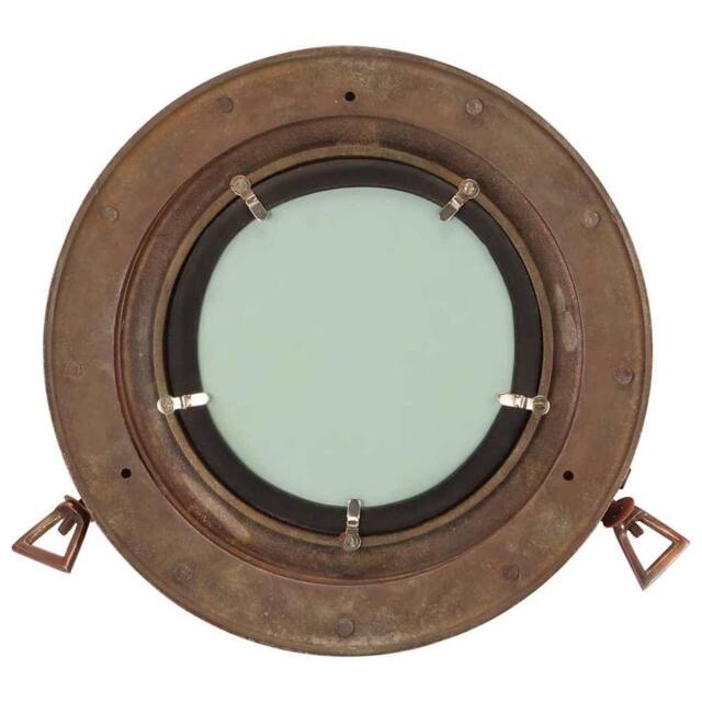 Berkfield Home Decorative vidaXL¬†Porthole Mirror¬†Wall Hanging¬†√ò30 cm¬†Alumin in Copper - image 1