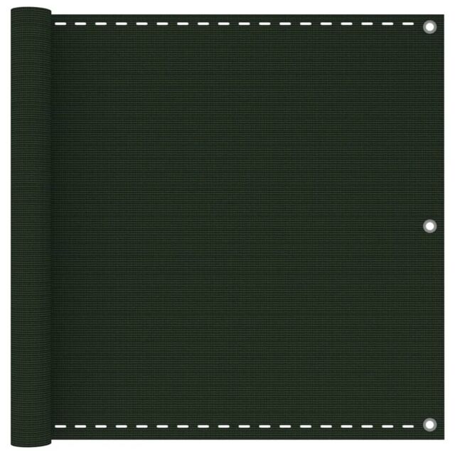Berkfield Home Balcony Screen Dark Green 90x300 cm HDPE - image 1