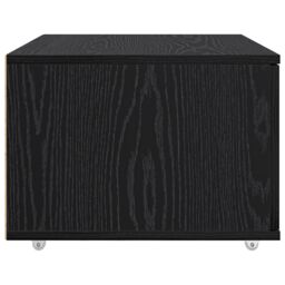 Berkfield Home Drawer Cabinet Black oak Engineered wood Compact Drawer Cabinet - thumbnail 6