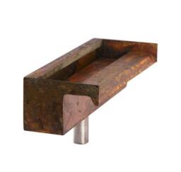 Primrose Rear Supply Corten Steel Waterfall Blade Cascade 60cm in Bronze - thumbnail 2