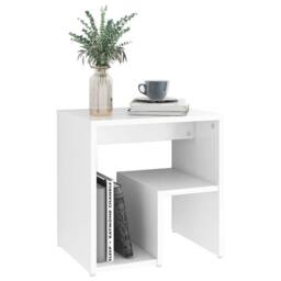 Berkfield Home Durable Bed Cabinets 2 pcs White 40x30x40 cm Engineered Wood - Size: 40 x 30 x 40 cm - thumbnail 7