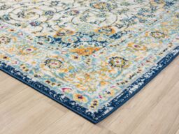 Desire Rugs San Marino Living Room Area Rug - Low Pile Medallion Floral Design - Size: 60 cm x 220 cm - thumbnail 5