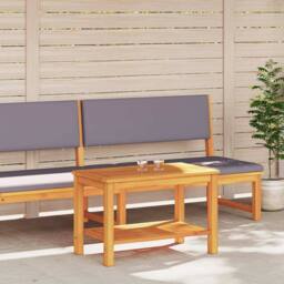 Berkfield Home Table Coffee Table 90x50x45 cm Solid Acacia Wood in Brown - Size: 90 x 50 x 45 cm - thumbnail 1