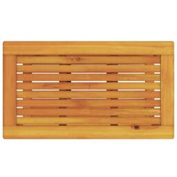 Berkfield Home Table Coffee Table 90x50x45 cm Solid Acacia Wood in Brown - Size: 90 x 50 x 45 cm - thumbnail 7