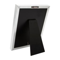 Happy Homewares Modern 60th Anniversary 4x6 Frame in Brushed Silver with Floral Decor - thumbnail 4
