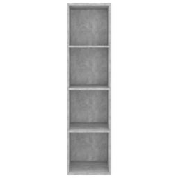 Berkfield Home Wall-mounted TV Cabinet Concrete Grey 37x37x142.5 cm Engineered Wood - thumbnail 4