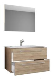 VCM 3 pcs. washroom washbasin Badinos SP in Natural - thumbnail 4