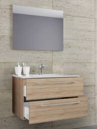 VCM 3 pcs. washroom washbasin Badinos SP in Natural - thumbnail 3