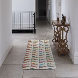 Benjamin Tate Design Egyptian Cats Runner Rug in Natural - Size: 67 cm x 230 cm - thumbnail 3