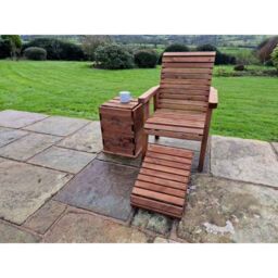 Churnet Valley Garden Furniture Ltd Valley Chair - Timber - Garden Furniture - Minimal Assembly Required in Brown - thumbnail 4