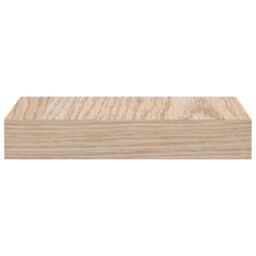 Berkfield Home Floating Shelves 4 pcs 23x23.5x4 cm Engineered Wood in Brown - thumbnail 4