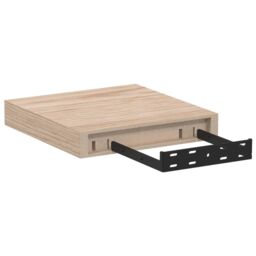 Berkfield Home Floating Shelves 4 pcs 23x23.5x4 cm Engineered Wood in Brown - thumbnail 5