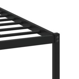 Berkfield Home Metal Bed Frame without Mattress Brown Oak 100x190 cm - thumbnail 8