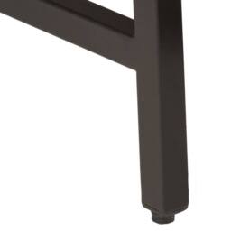 Berkfield Home Nesting Coffee Tables 3 pcs Solid Wood Mango & Iron in Brown - thumbnail 7