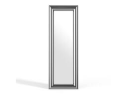 Vente-unique Rectangular Metal Wall Mirror - W. 60 X H. 170 Cm - Chrome - BORAYA in Silver - thumbnail 4