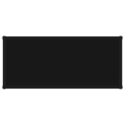 Berkfield Home Console Table Black 80x35x75 cm Tempered Glass - Size: 80 x 35 x 75 cm - thumbnail 4